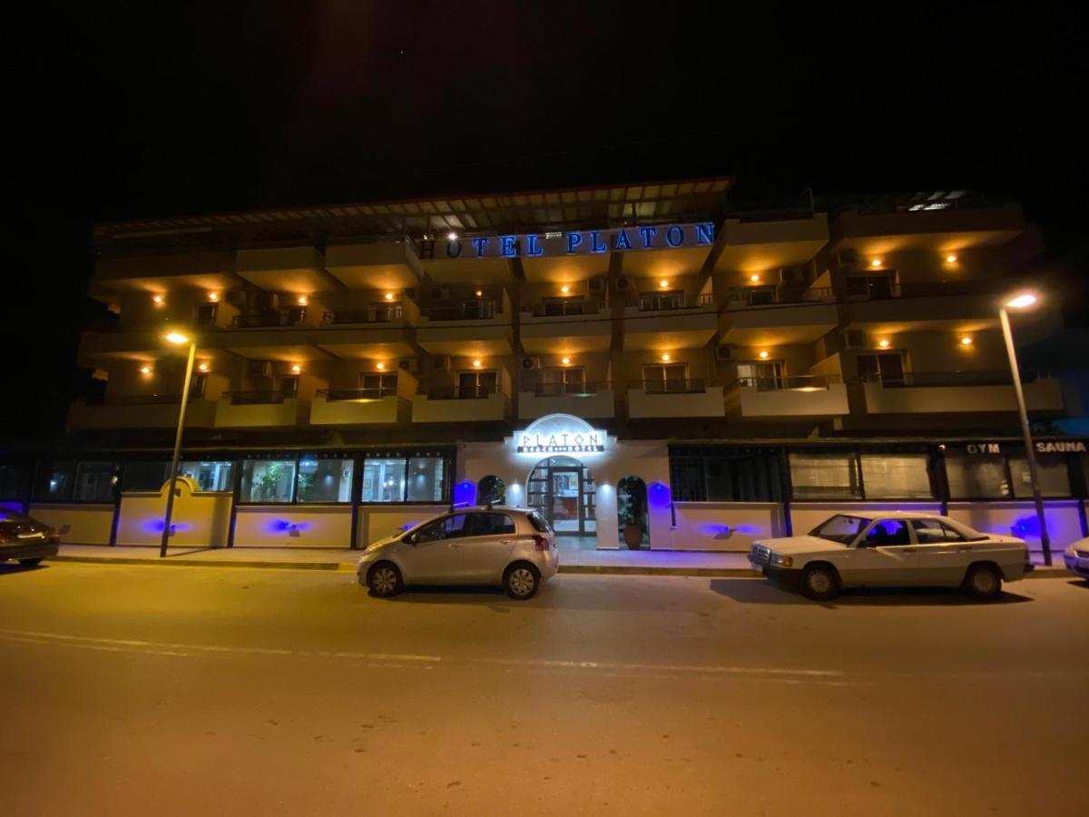Hotel Platon Beach Олимпиаки-Акти Экстерьер фото